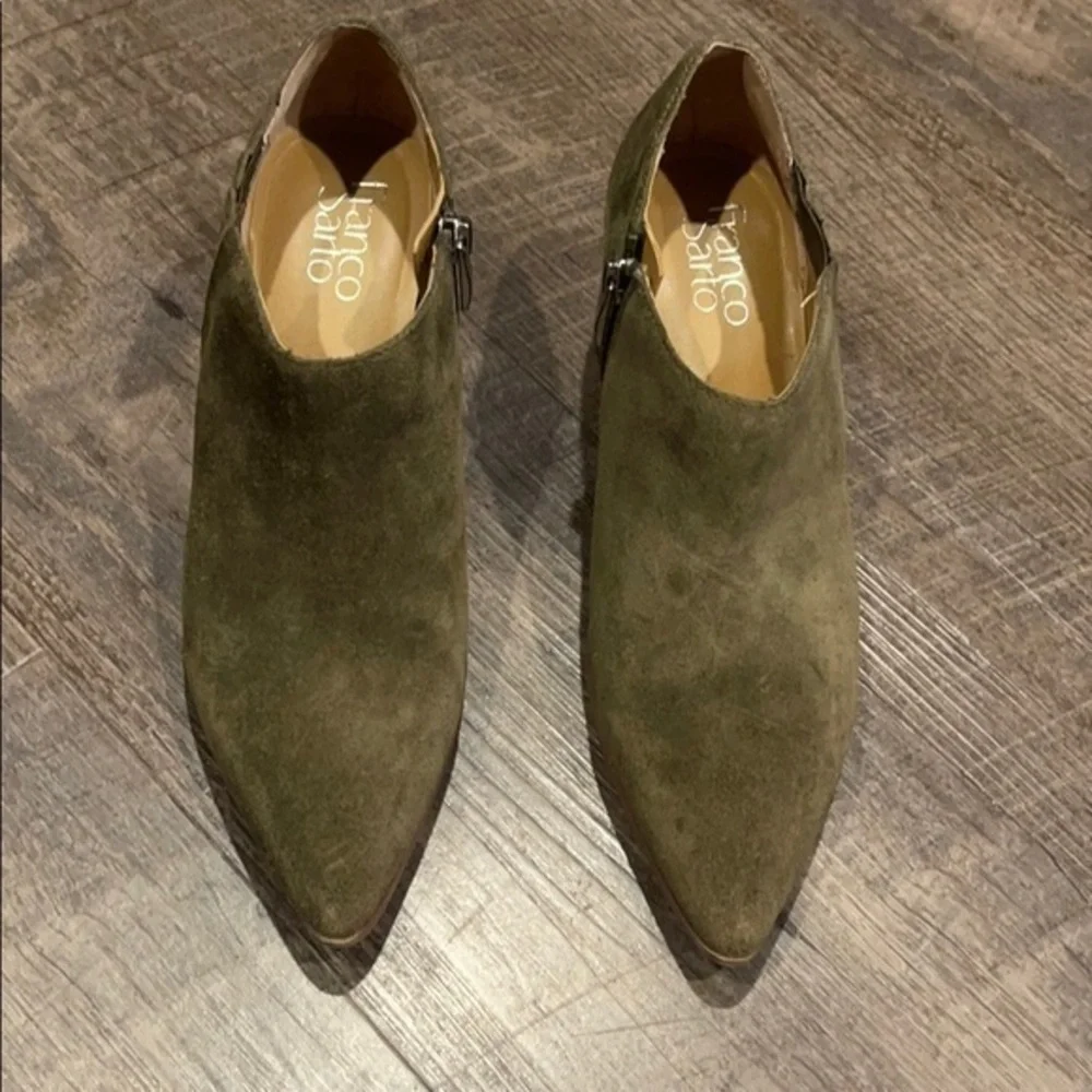 Franco Sarto Dylan Bootie olive Green suede